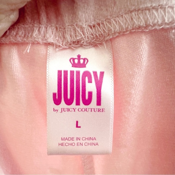 Juicy Couture Pink Sleep Shorts Large NWOT - Picture 4 of 4